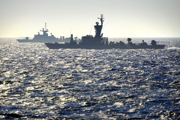以色列與希臘海軍艦艇在地中海聯合演習（資料圖片）